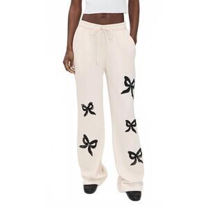 NEW LOVESHACKFANCY elma sweatpants in cream